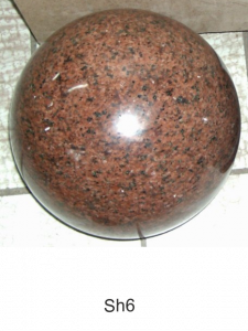 Шары, мемориальные аксессуары, гранит