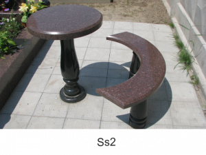 Гранитные столы и гранитные скамейки Чернигов