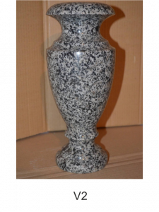 Ваза, мемориальные аксессуары, гранит