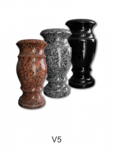 Ваза, мемориальные аксессуары, гранит