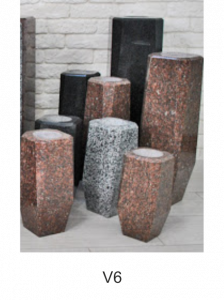 Ваза, мемориальные аксессуары, гранит